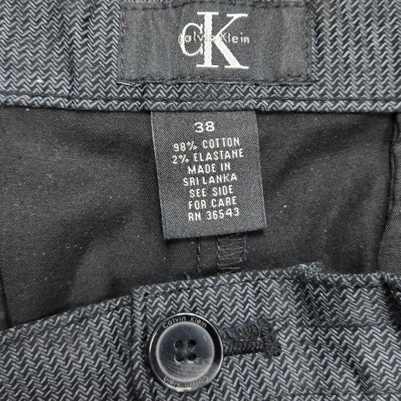 Calvin Klein Golf Shorts‎ Flat Front Modern Fit Gray Men's Size 38 - Picture 4 of 9